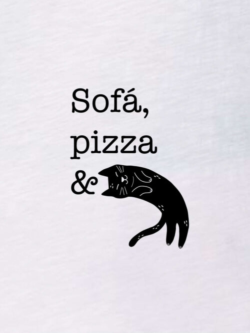 Sofá, pizza & gates