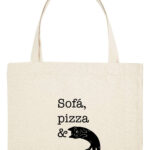 Sofá, pizza & gates