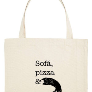 Sofá, pizza & gates