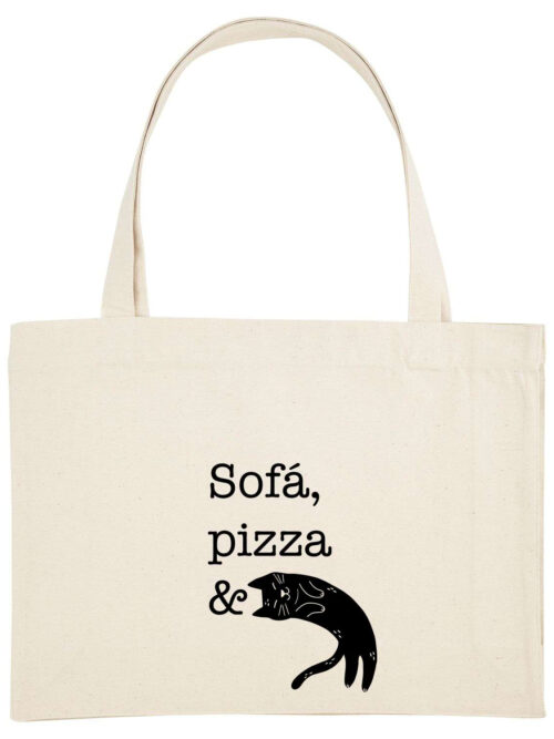 Sofá, pizza & gates
