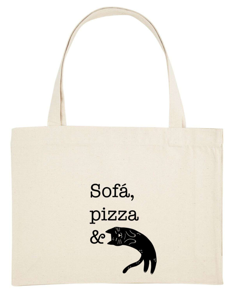 Sofá, pizza & gates