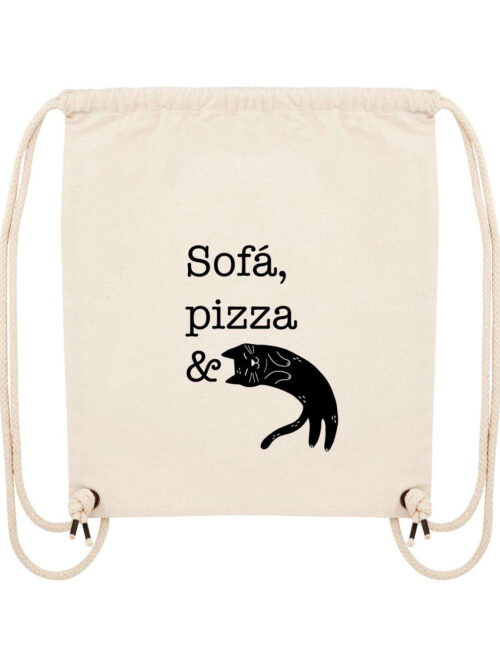 Sofá, pizza & gates