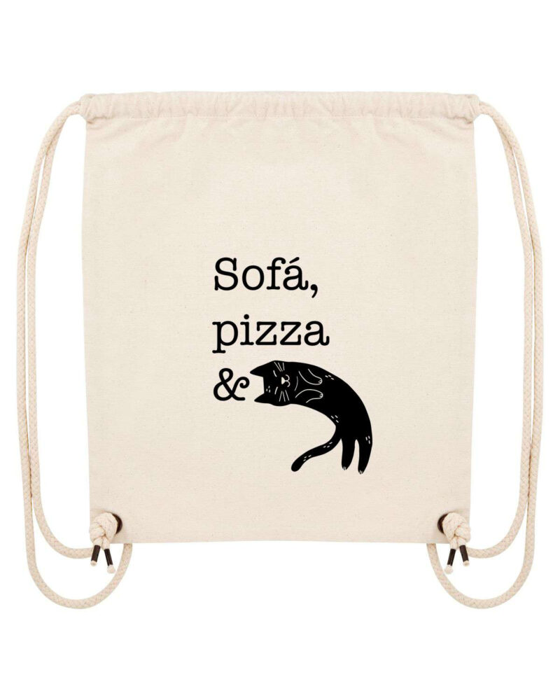 Sofá, pizza & gates