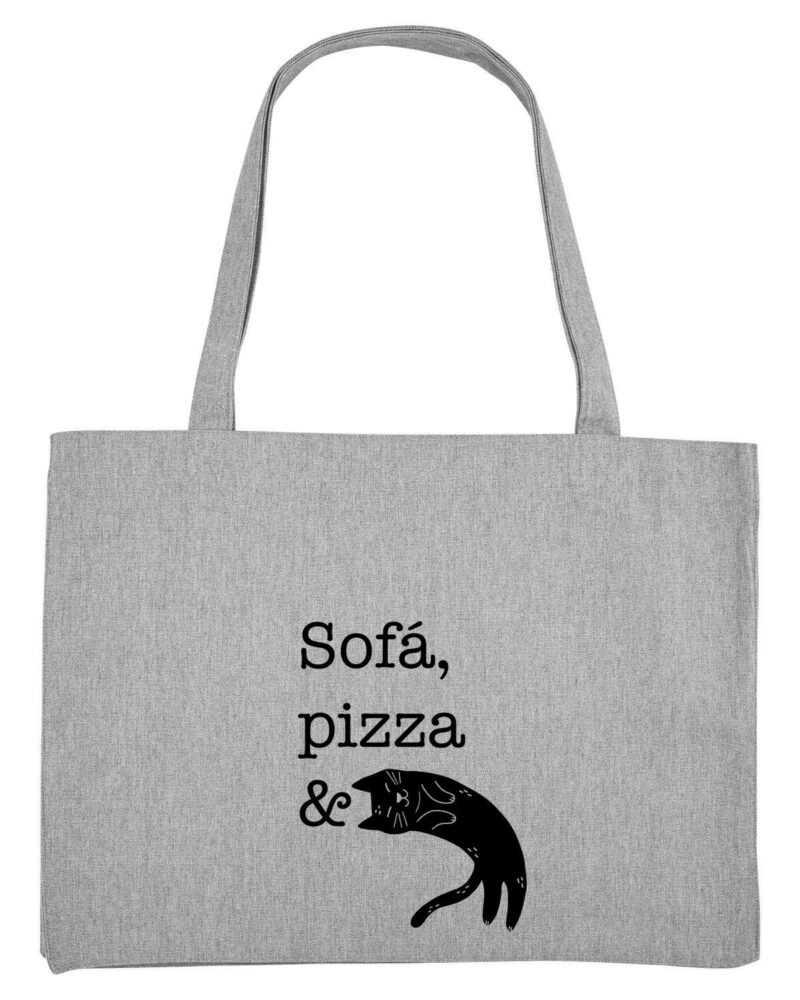 Sofá, pizza & gates