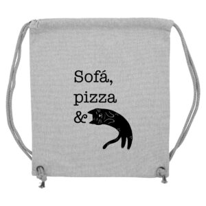 Sofá, pizza & gates