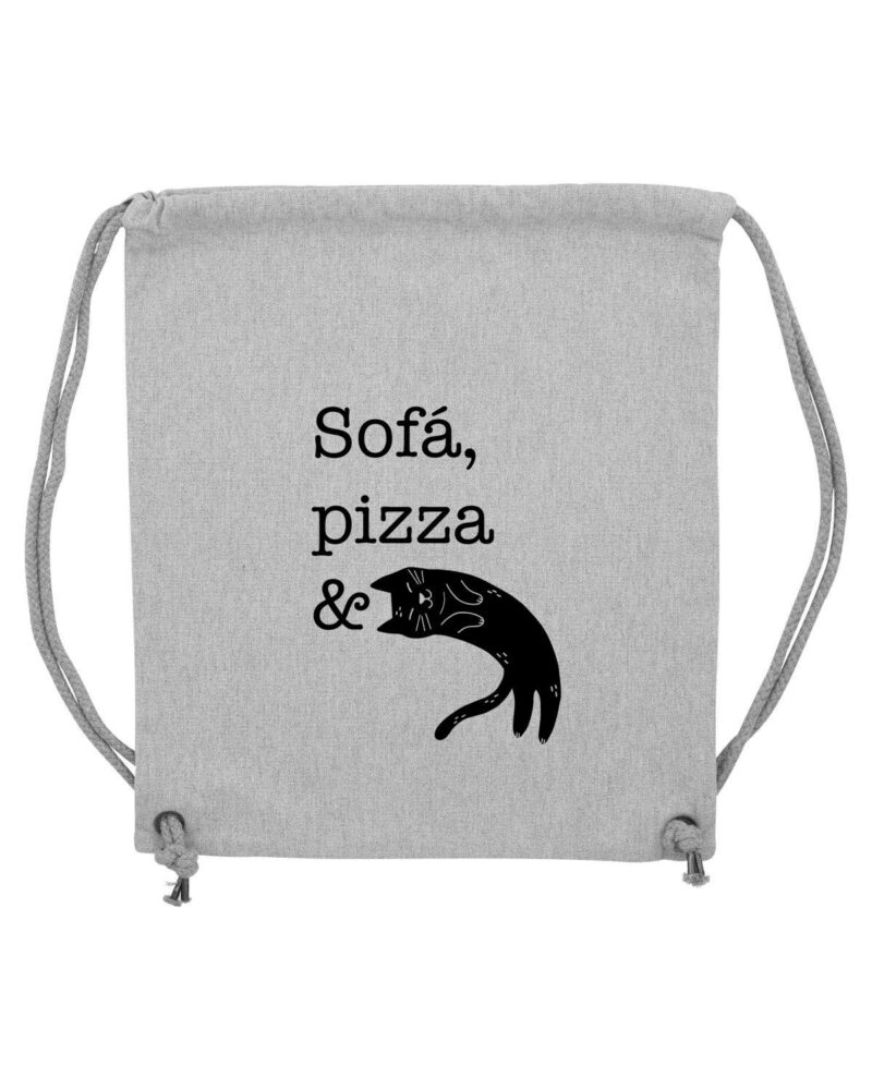 Sofá, pizza & gates