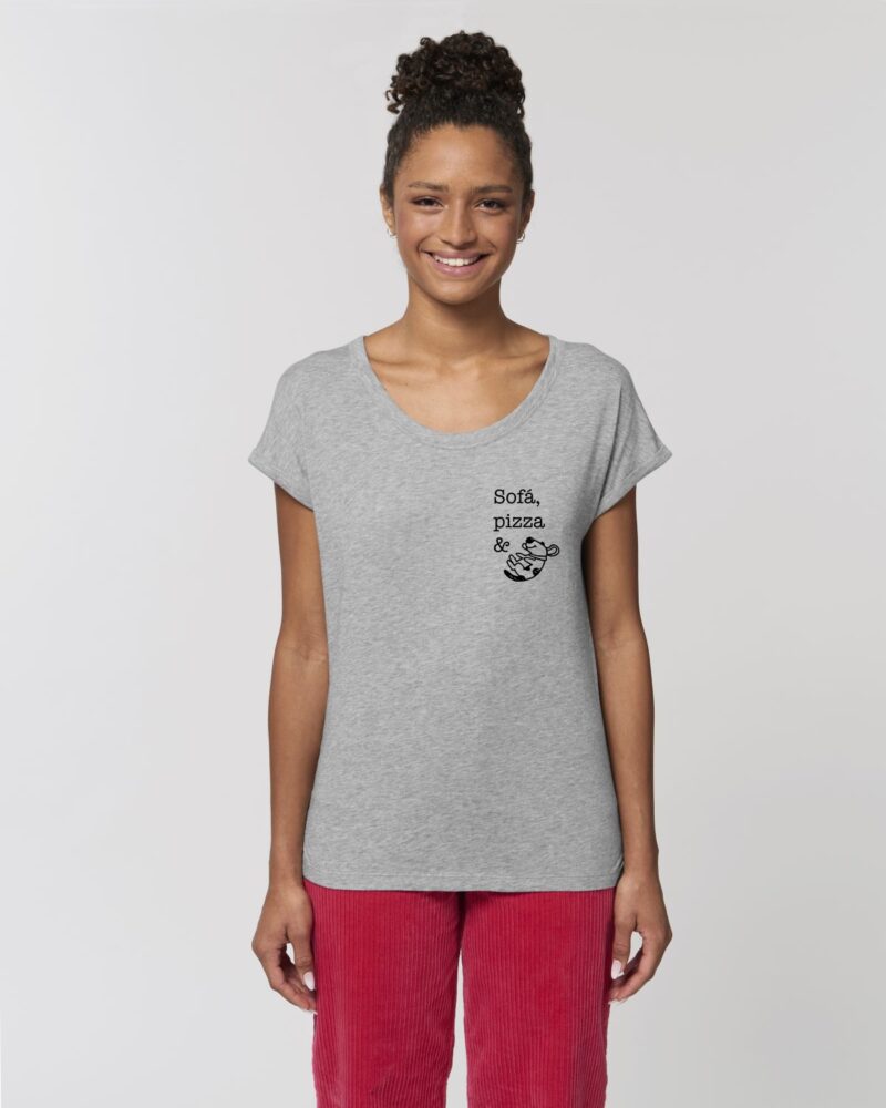 Sofá, pizza & perris