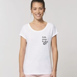 Sofá, pizza & perris