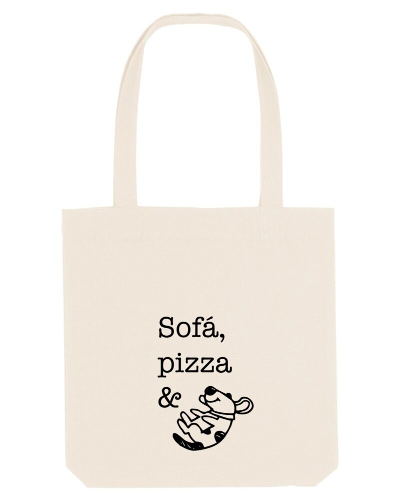 Sofá, pizza & perris