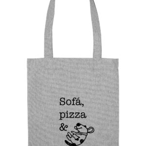 Sofá, pizza & perris