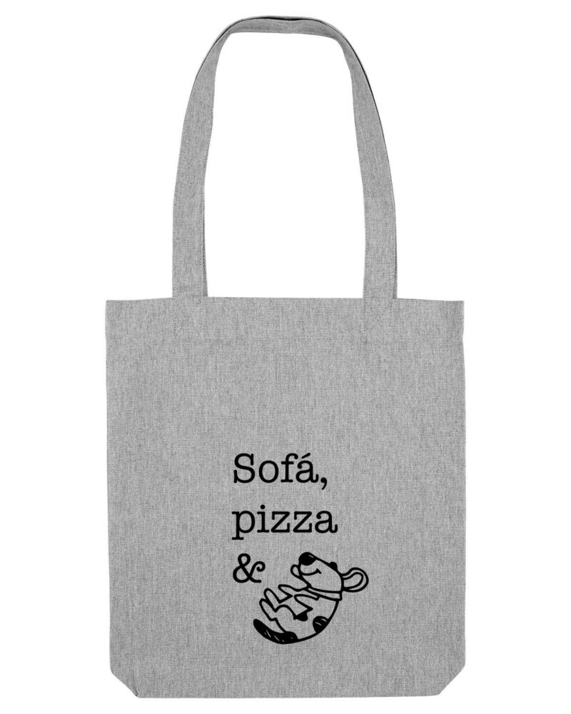 Sofá, pizza & perris