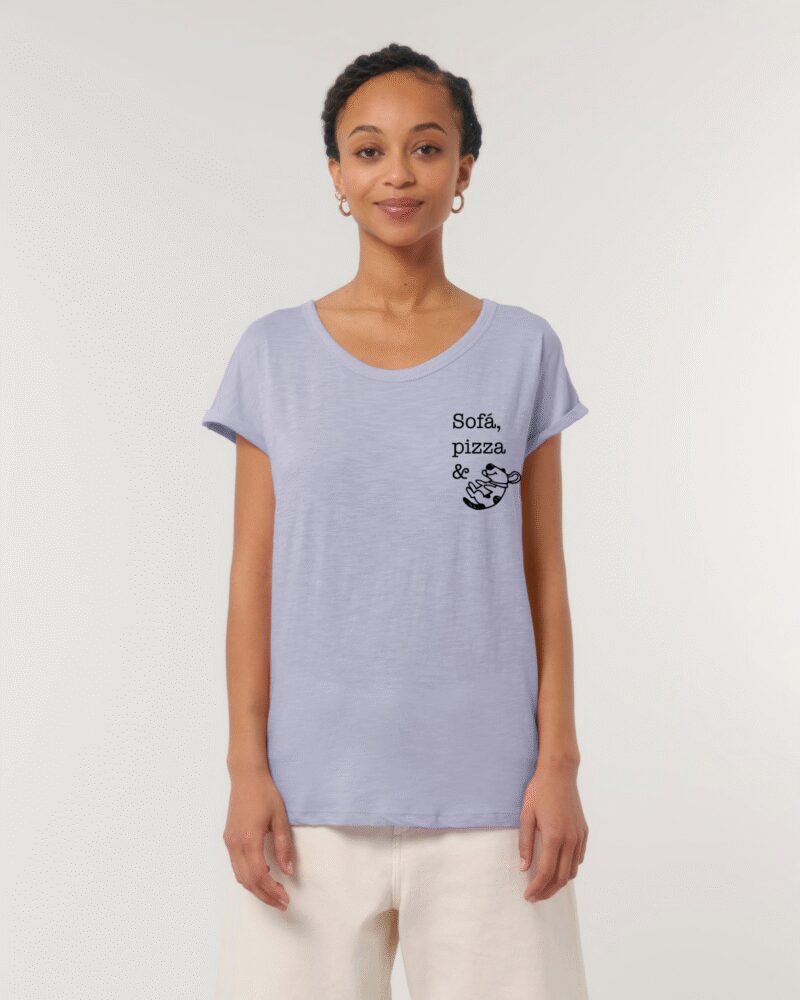 Sofá, pizza & perris