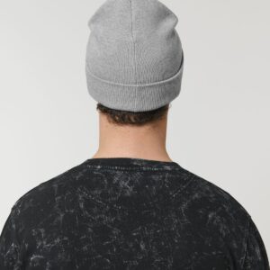 Gorro gris bordado Vacaloura