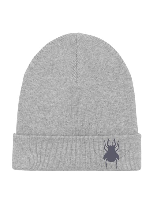 Gorro gris bordado Vacaloura