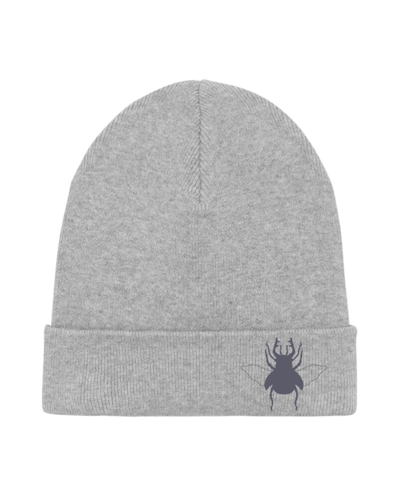 Gorro gris bordado Vacaloura