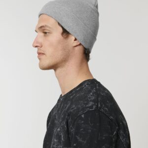 Gorro gris bordado Vacaloura