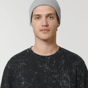 Gorro gris bordado Vacaloura