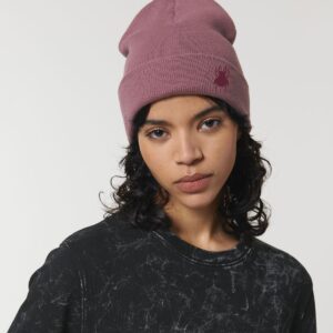 Gorro hibisco bordado Vacaloura
