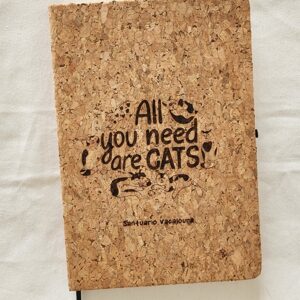 Caderno cortiza All you need are cats