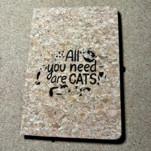 Caderno cortiza All you need are cats