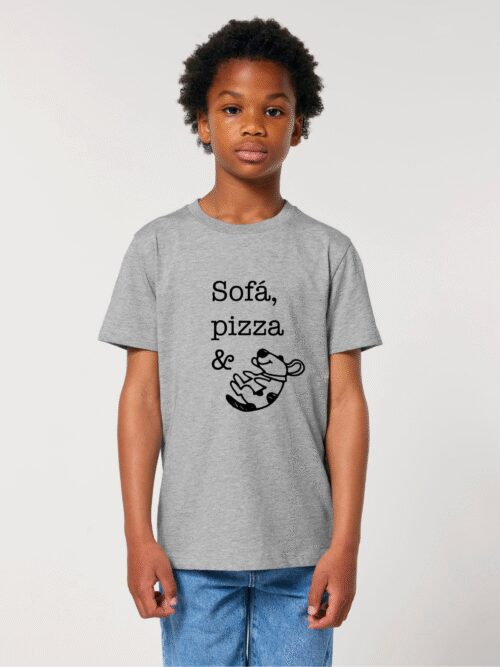Sofá, pizza & can