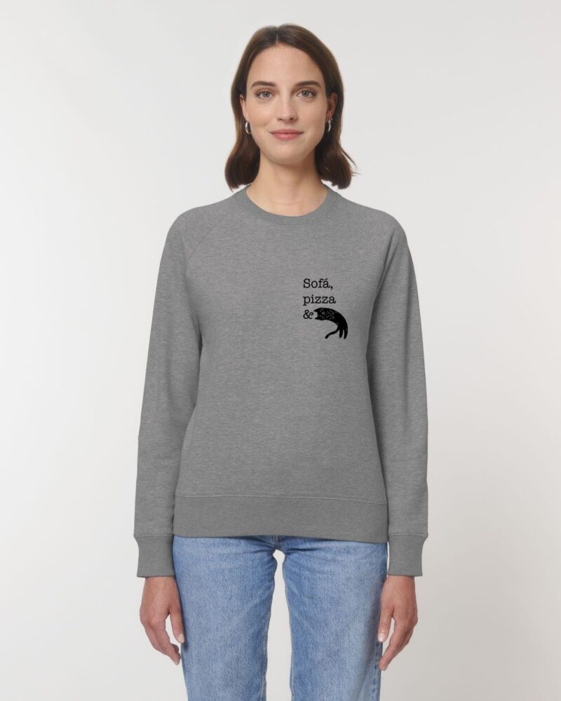 Sofá, pizza & gatos