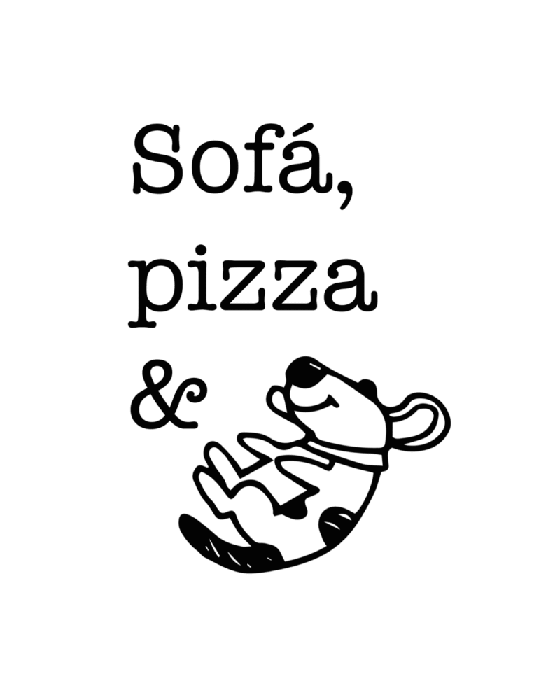 Sofá, Pizza & Can