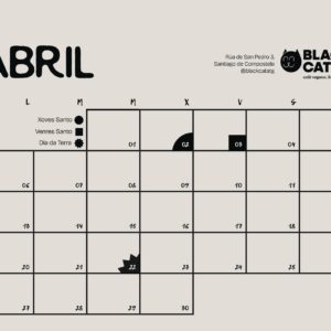 Calendario 2026 Santuario Vacaloura